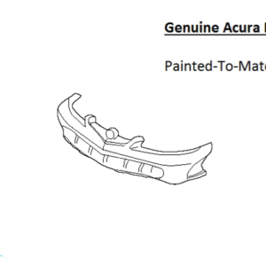 Painted 2004-2006 Acura MDX Front Bumper Cover | Genuine OEM