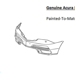 Painted 2010-2013 Acura MDX Front Bumper Cover | Genuine OEM