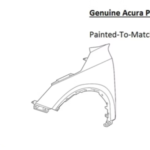 Painted 2022-2024 Acura MDX Front Fender | Genuine OEM