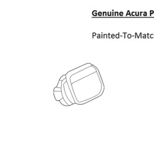 Painted 2022-2026 Acura MDX Fuel Door | Genuine OEM