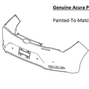 Painted 2023-2026 Acura Integra Rear Bumper | Genuine OEM