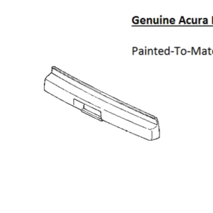Painted 1991-2005 Acura NSX Rear Bumper Cover | Genuine OEM