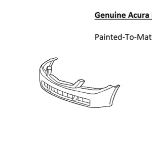Painted 2004-2005 Acura TSX Front Bumper Cover | Genuine OEM