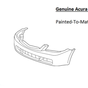 Painted 2006-2008 Acura TSX Front Bumper Cover | Genuine OEM