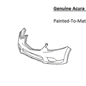 Painted 2009-2010 Acura TSX Front Bumper Cover | Genuine OEM