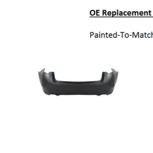 Painted 2009-2014 Acura TSX Rear Bumper Cover | OE Replacement