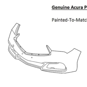 Painted 2018-2020 Acura TLX Front Bumper Cover | Genuine OEM