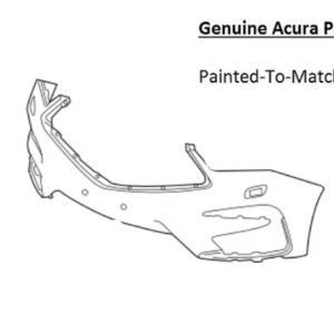 Painted 2019-2021 Acura RDX Front Bumper Cover | Genuine OEM