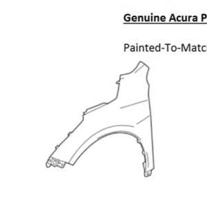 Painted 2019-2024 Acura RDX Front Fender | Genuine OEM