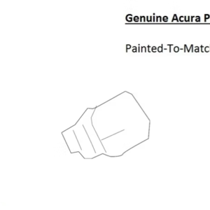 Painted 2019-2025 Acura RDX Fuel Door | Genuine OEM