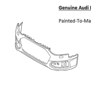 Painted 2020-2024 Audi A4 A4 Quattro Front Bumper | Genuine OEM