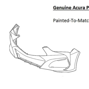 Painted 2021-2025 Acura TLX Front Bumper | Genuine OEM