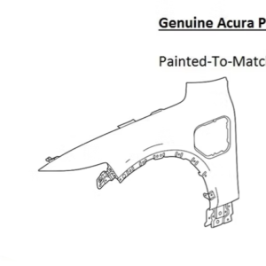Painted 2024-2026 Acura ZDX Front Fender | Genuine OEM