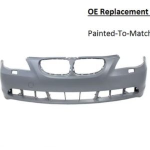 Painted 2004-2007 BMW 5 Series 525 530 545 550 Front Bumper | OE Replacement