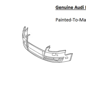 Painted 2005-2008 Audi A4 A4 Quattro Front Bumper Cover | Genuine OEM