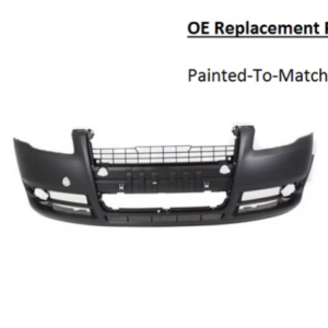 Painted 2005-2008 Audi A4 A4 Quattro Front Bumper Cover | OE Replacement