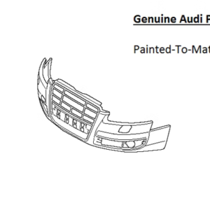 Painted 2005-2008 Audi A6 A6 Quattro Front Bumper Cover | Genuine OEM