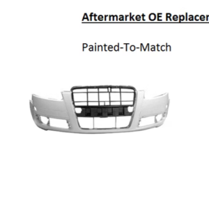 Painted 2005-2008 Audi A6 A6 Quattro Front Bumper Cover | OE Replacement