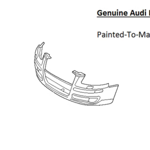 Painted 2006-2008 Audi A3 A3 Quattro Front Bumper Cover | Genuine OEM