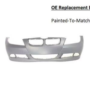Painted 2006-2008 BMW 325 328 330 335 Sedan Wagon Front Bumper | OE Replacement