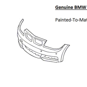 Painted 2008-2013 BMW 1 Series 128 135 Front Bumper Cover | Genuine OEM