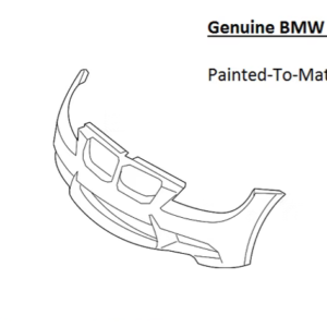 Painted 2008-2013 BMW M3 Front Bumper Cover | Genuine OEM