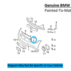 Painted 2008-2013 BMW M3 Headlamp Washer Cover | Genuine OEM