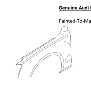 Painted 2008-2017 Audi A5 A5 Quattro Front Fender | Genuine OEM