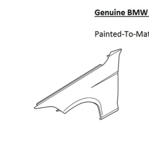 Painted 2012-2019 BMW 3 Series Front Fender | Genuine OEM