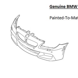 Painted 2012-2019 BMW 6 Series 640 650 M Pkg Front Bumper Cover | Genuine OEM