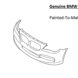 Painted 2013-2015 BMW 7 Series 740 750 760 Front Bumper Cover | Genuine OEM