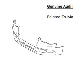 Painted 2013-2016 Audi A4 A4 Quattro Front Bumper Cover | ​Genuine OEM
