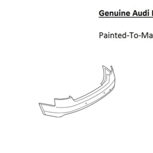 Painted 2013-2017 Audi A5 A5 Quattro Rear Bumper | Genuine OEM