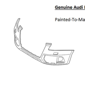 Painted 2013-2017 Audi Q5 Front Bumper Cover | Genuine OEM