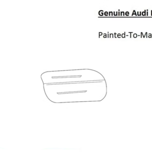 Painted 2013-2018 Audi S8 Fuel Door | Genuine OEM