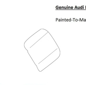 Painted 2014-2018 Audi RS7 Fuel Door | Genuine OEM
