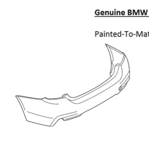 Painted 2014-2020 BMW 428 430 435 440 M Pkg Rear Bumper Cover | Genuine OEM