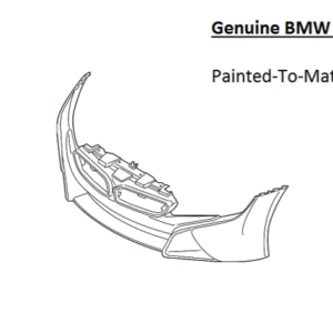 Painted 2014-2020 BMW i8 Front Bumper Cover | Genuine OEM