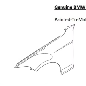 Painted 2014-2021 BMW 2 Series 228 230 M235 M240 Front Fender | Genuine OEM