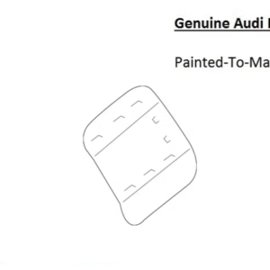 Painted 2015-2018 Audi Q3 Q3 Quattro Fuel Door | Genuine OEM