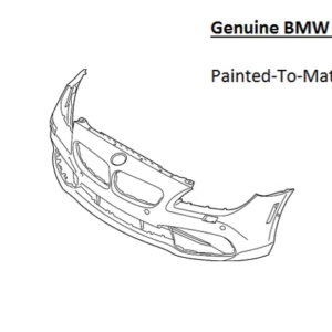 Painted 2016-2019 BMW 6 Series 640 650 Front Bumper Cover | Genuine OEM
