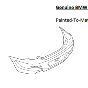 Painted 2016-2019 BMW 6 Series 640 650 Rear Bumper Cover | Genuine OEM
