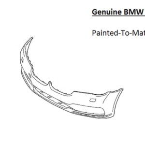 Painted 2016-2019 BMW 7 Series 740 750 760 Front Bumper Cover | Genuine OEM