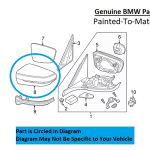 Painted 2016-2022 BMW 7 Series 740 745 750 760 Side Mirror Cover | Genuine OEM