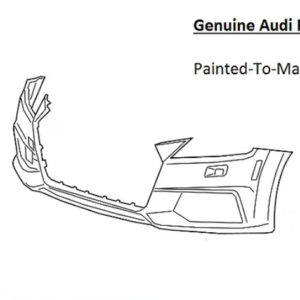 Painted 2016-2023 Audi TT Quattro Front Bumper | Genuine OEM