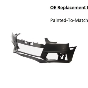 Painted 2017-2019 Audi A4 A4 Quattro Front Bumper | OE Replacement