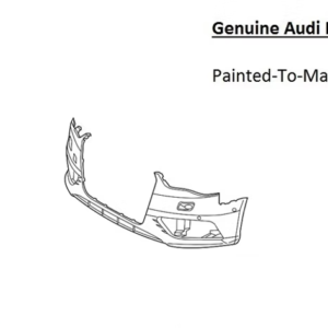 Painted 2017-2020 Audi A3 Quattro Front Bumper | Genuine OEM