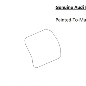 Painted 2017-2025 Audi Q7 Fuel Door | Genuine OEM