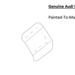 Painted 2018-2024 Audi S4 Fuel Door | Genuine OEM