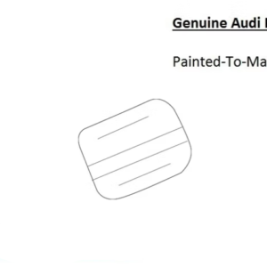 Painted 2018-2024 Audi S5 Fuel Door | Genuine OEM